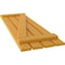 Ekena Millwork Americraft 4-Board (2 Batten) Wood Spaced Board-n-Batten Shutters w/ Z-Bar, ARW102SB415X43TUH, PR ARW102SB415X43TUH - alternate 7